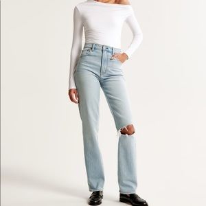 Abercrombie jeans size 32/14 90s straight